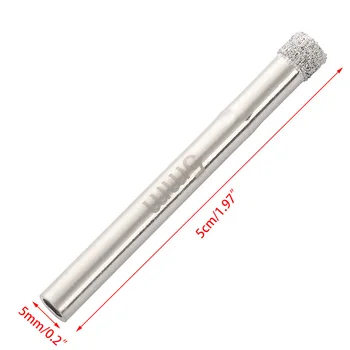 1pcs 5mm Diamond Coated Drill Bit Hole Saw Core Drills for Glass Granite Marble Tile High Quality
1pcs 5mm Diamond Coated Drill Bit Hole Saw Core Drills for Glass Granite Marble Tile High Quality