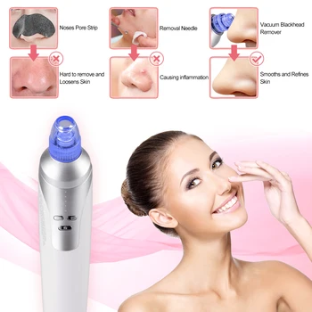 Acne Sucking Blackheads Vacuum Cleaner Suction Removal Scar Pore Peeling Face Cleansing Device for Removing Black Dots
Acne Sucking Blackheads Vacuum Cleaner Suction Removal Scar Pore Peeling Face Cleansing Device for Removing Black Dots