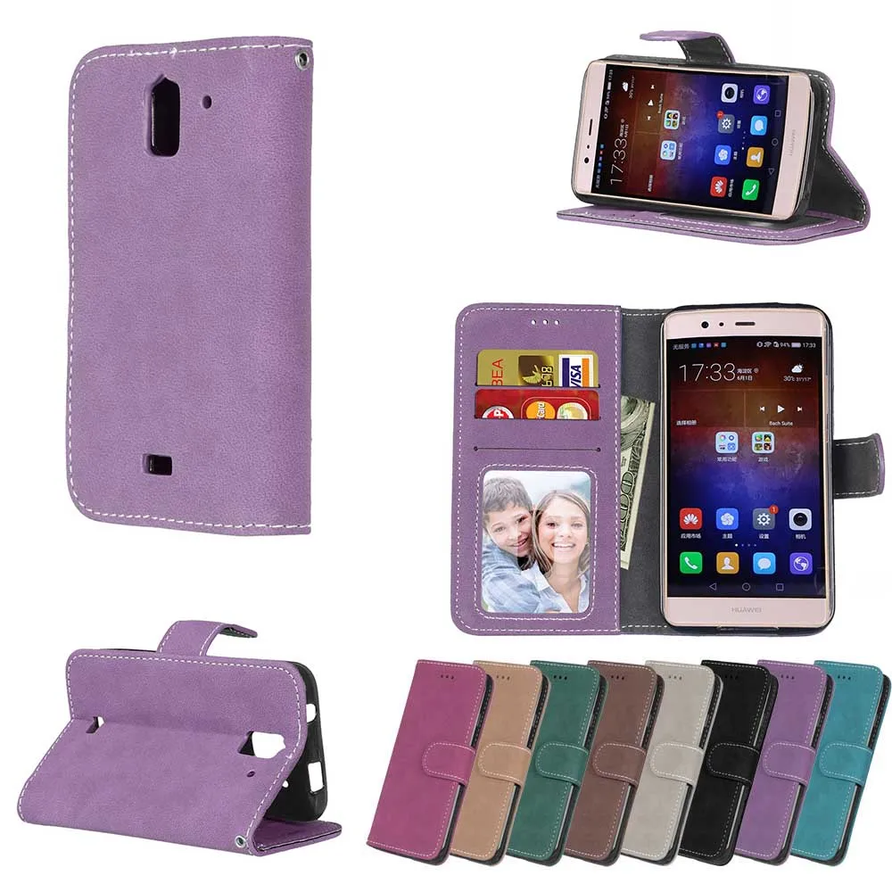 Flip for Huawei Y 360 3 Y3 Y360 U61 U03 U12 U23 U31 U42 Case Phone Scrub Leather Y360-U61 Y360-U03 Y360-U12 Y360-U23 Cover | Мобильные