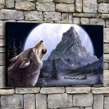 Wall Art Canvas Print Painting Modern 1 Panel Fantasy Moon Mountain Howling Lone Wolf Posters Home Decoration Modular Pictures
Wall Art Canvas Print Painting Modern 1 Panel Fantasy Moon Mountain Howling Lone Wolf Posters Home Decoration Modular Pictures