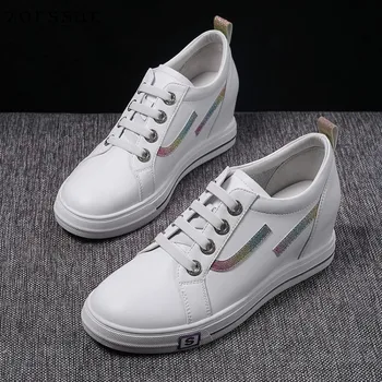 2019 Spring New Designer Genuine Leather White Shoes Female Platform Sneakers Women Tenis Feminino Casual Female Shoes Woman
2019 Spring New Designer Genuine Leather White Shoes Female Platform Sneakers Women Tenis Feminino Casual Female Shoes Woman