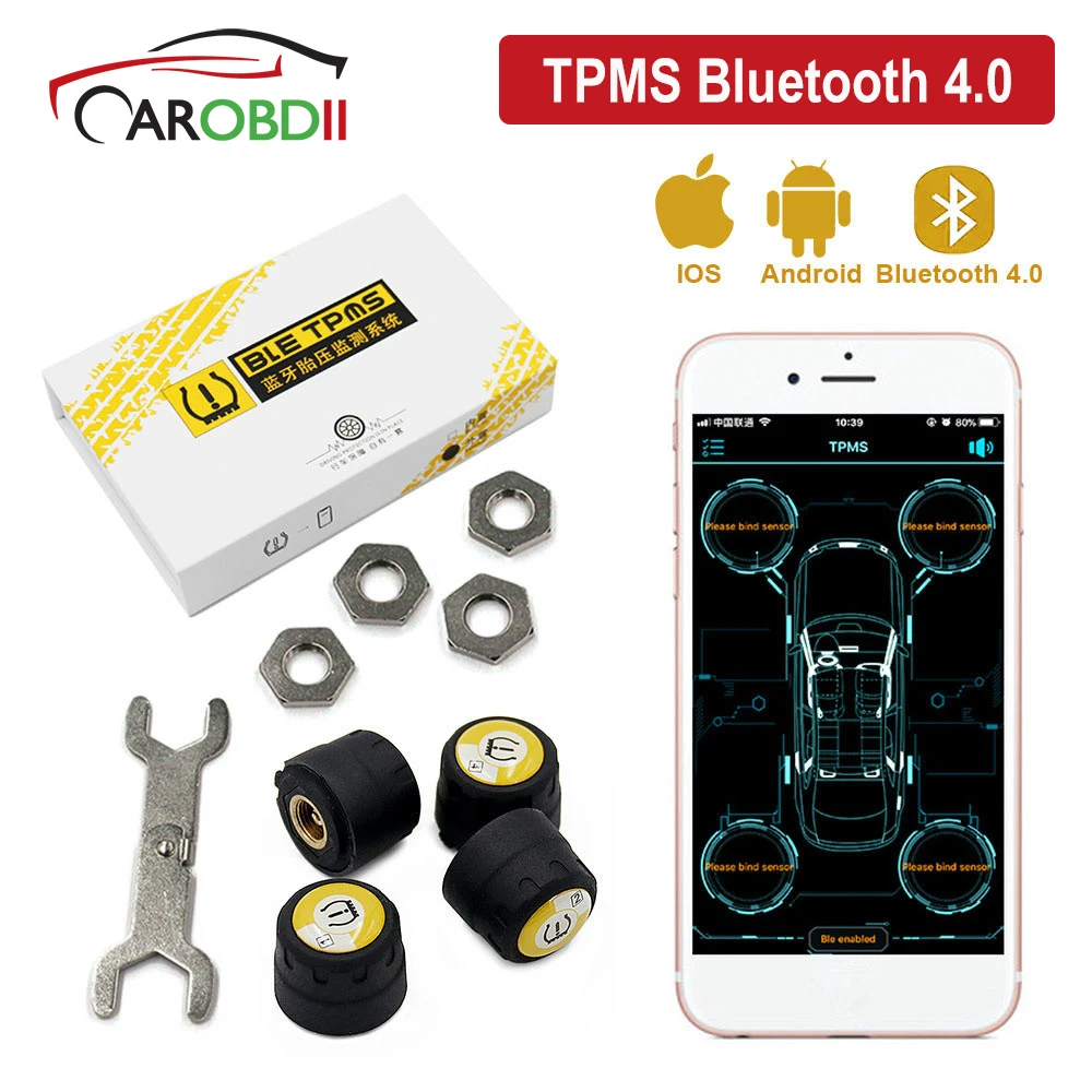 2018 Promotion Bluetooth TPMS Tire Pressure Monitoring System Bluetooth 4.0 for iOS Android BLE TPMS Bluetooth 4.0
2018 Promotion Bluetooth TPMS Tire Pressure Monitoring System Bluetooth 4.0 for iOS Android BLE TPMS Bluetooth 4.0