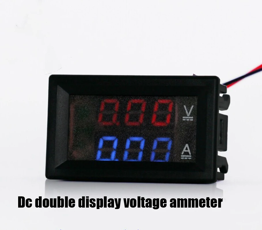 LED Dual Display Digital DC Voltmeter Ammeter DC 100V 10A 50A Voltage Current Meter Power Supply DC4.5V-30V Red Blue yellow
LED Dual Display Digital DC Voltmeter Ammeter DC 100V 10A 50A Voltage Current Meter Power Supply DC4.5V-30V Red Blue yellow