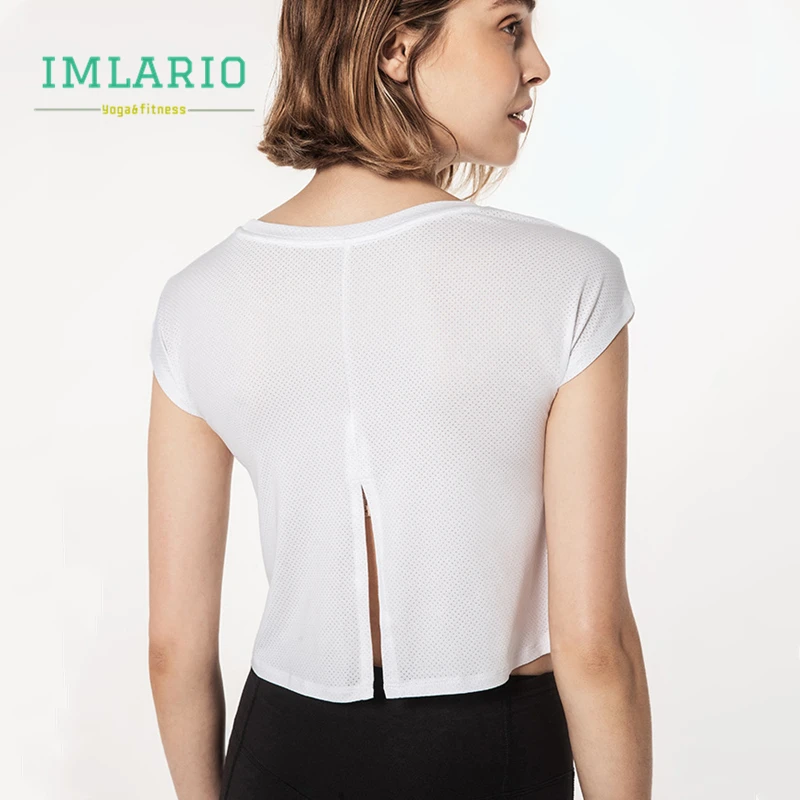 Imlario Back Split Sport Yoga Crop Tee Top Quick Dry Women Running Short Sleeve Loose Fit Top Breathable Hole Fitness T Shirts
Imlario Back Split Sport Yoga Crop Tee Top Quick Dry Women Running Short Sleeve Loose Fit Top Breathable Hole Fitness T Shirts