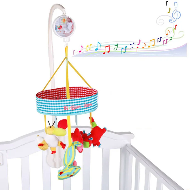ELC baby cot with a rotatable music box bed bell with plush fabric to accompany the baby for baby gifts
ELC baby cot with a rotatable music box bed bell with plush fabric to accompany the baby for baby gifts