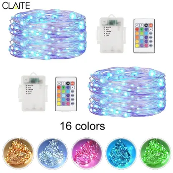 5m 50LED Remote Control RGB Led String Light Battery Powered 4 Lines Copper Wire String Christmas Wedding Party Decor Night Lamp
5m 50LED Remote Control RGB Led String Light Battery Powered 4 Lines Copper Wire String Christmas Wedding Party Decor Night Lamp