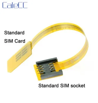 GSM CDMA Standard UIM SIM Card Kit Male to Female Extension Soft Flat FPC Cable 10cm
GSM CDMA Standard UIM SIM Card Kit Male to Female Extension Soft Flat FPC Cable 10cm