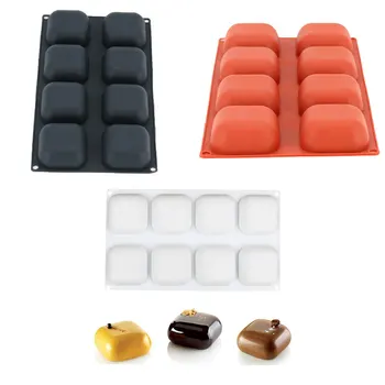 Yiwumart 3D Silicone 8-Cavity Square Gem Design Cake Baking Mold For Mousse Cheese Chocolate Pudding Dessert Decorating Tools
Yiwumart 3D Silicone 8-Cavity Square Gem Design Cake Baking Mold For Mousse Cheese Chocolate Pudding Dessert Decorating Tools