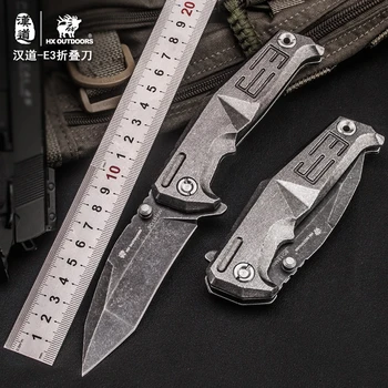 HX OUTDOORS E3 9Cr18Mov Folding Blade Knife Aluminium Alloy Handle Tactical Pocket Knives Camping Survival EDC Knife Tools
HX OUTDOORS E3 9Cr18Mov Folding Blade Knife Aluminium Alloy Handle Tactical Pocket Knives Camping Survival EDC Knife Tools