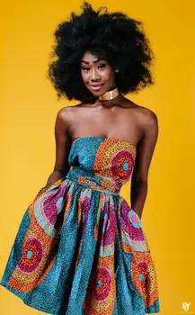 African Style Costume Women Dress Summer Fashion Sexy Tube Top Dress 
African Style Costume Women Dress Summer Fashion Sexy Tube Top Dress