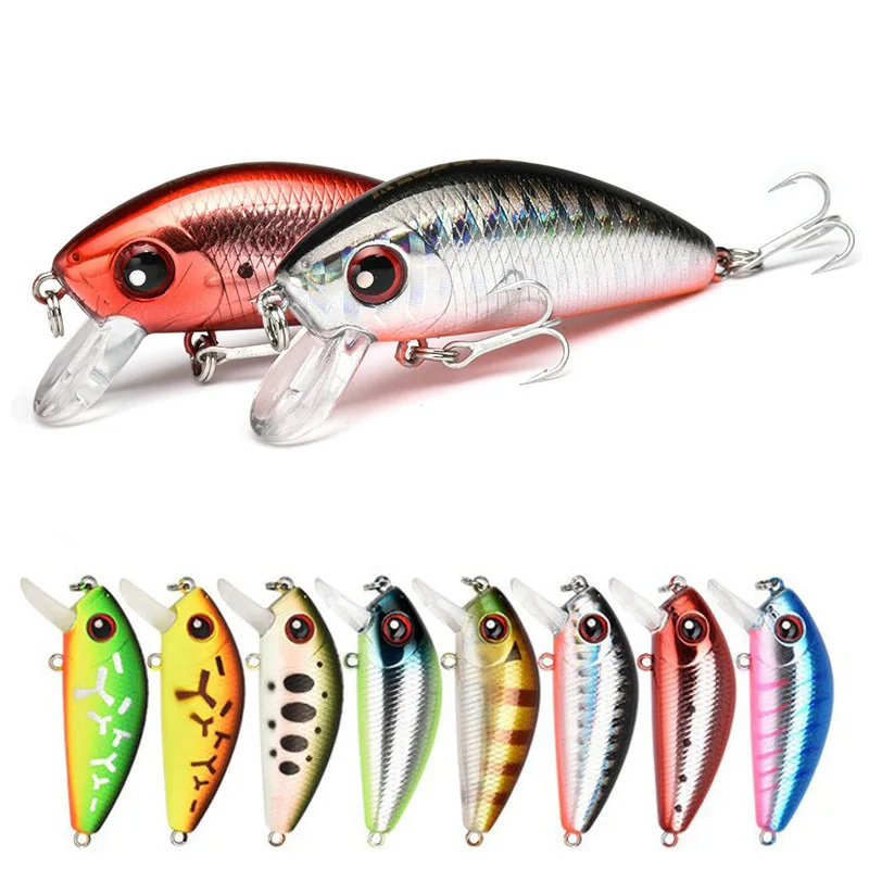 1pcs 45mm 4.1g Mini Minnow Hard Bait Fishing Bait Aritificial Japan Hard Bait Bait Trout Bass Carp Fishing
1pcs 45mm 4.1g Mini Minnow Hard Bait Fishing Bait Aritificial Japan Hard Bait Bait Trout Bass Carp Fishing