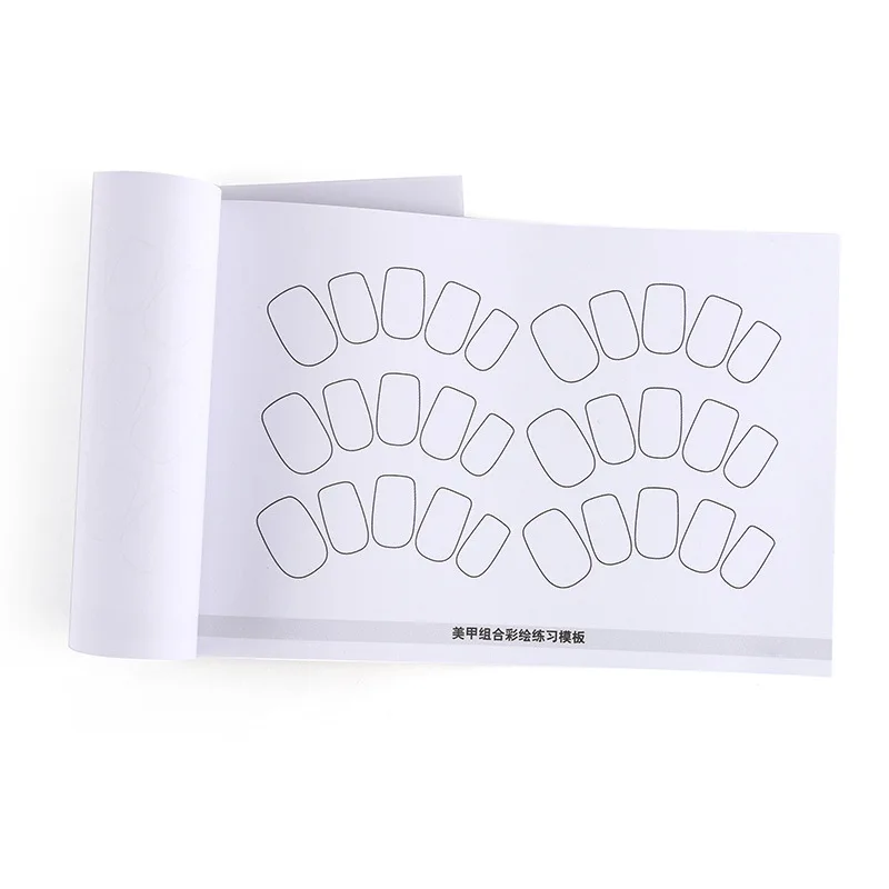 New 24 pages Multi-shaped Nail Practice Paper Book Colored Drawing Practice Template Nail Art Manicure tools 3pcs/lot
New 24 pages Multi-shaped Nail Practice Paper Book Colored Drawing Practice Template Nail Art Manicure tools 3pcs/lot