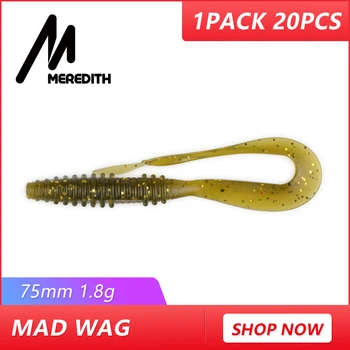 Meredith Mad Wag 7.5cm 1.8g 20pcs Silicone Lures Fishing Soft Baits Wobblers Fishing Soft Lures Swimbait Lures Artificial
Meredith Mad Wag 7.5cm 1.8g 20pcs Silicone Lures Fishing Soft Baits Wobblers Fishing Soft Lures Swimbait Lures Artificial