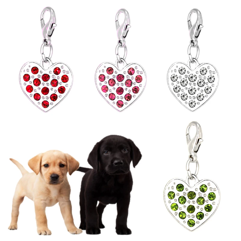 Love Bling Rhinestone Pet Dog Cat Collar Tag Pendant Rhinestone Crystal Pet Dog Cat Puppy Accessories Decoration For Dog Collar
Love Bling Rhinestone Pet Dog Cat Collar Tag Pendant Rhinestone Crystal Pet Dog Cat Puppy Accessories Decoration For Dog Collar