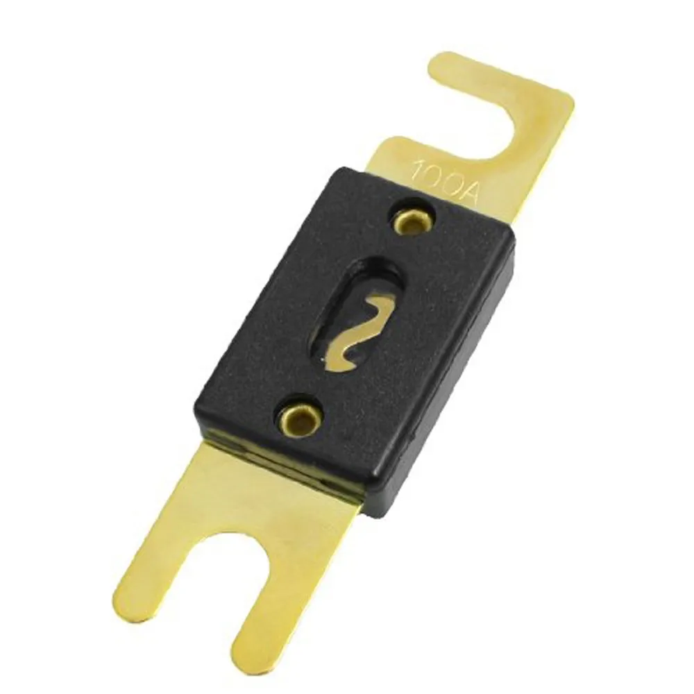 WSFS-Hot-Sale-Hot-Sale-Gold-Tone-Black-Car-Auto-Audio-System-Protection-ANL-Fuse-100Amp