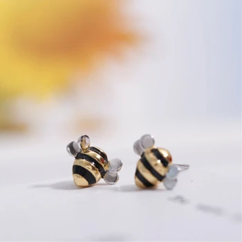 Bee Fresh Korea Sweet Cute Creative 925 Sterling Silver Temperament Personality Trendy Female Stud Earrings SEA182
Bee Fresh Korea Sweet Cute Creative 925 Sterling Silver Temperament Personality Trendy Female Stud Earrings SEA182