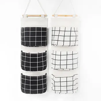 Cotton Linen Wall Hanging Storage Bag 3 Pockets Cosmetic Toys Organizer Door Pocket Pouch 2019 Bedroom Sundry Storage Pocket
Cotton Linen Wall Hanging Storage Bag 3 Pockets Cosmetic Toys Organizer Door Pocket Pouch 2019 Bedroom Sundry Storage Pocket