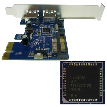 

2 ports USB 3.0 PCI-e Controller Card + PCIe Low Profile Bracket PCI Express to USB3.0 Converter Adapter NEC chipset