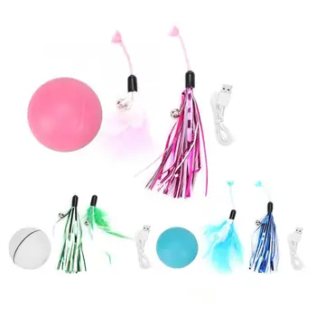 Cat Toys ABS Plastic LED Light Automatic Rolling Ball Interactive Smart Cat Toys with Fur
Cat Toys ABS Plastic LED Light Automatic Rolling Ball Interactive Smart Cat Toys with Fur