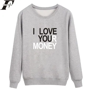 fashion Funny I Love Your Money print men women capless Sweatshirts Hoodies Pullover casual Long Sleeve Harajuku Sweatshirt tops
fashion Funny I Love Your Money print men women capless Sweatshirts Hoodies Pullover casual Long Sleeve Harajuku Sweatshirt tops