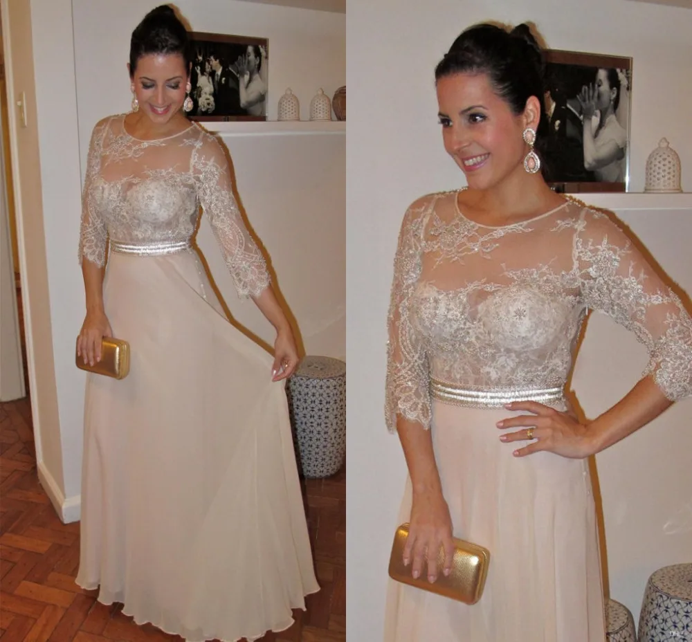Boutique Bing Beaded Long Evening Dresses Lace With Sleeve High Quality See Through Modest Women Formal Dress For Wedding Party
Boutique Bing Beaded Long Evening Dresses Lace With Sleeve High Quality See Through Modest Women Formal Dress For Wedding Party