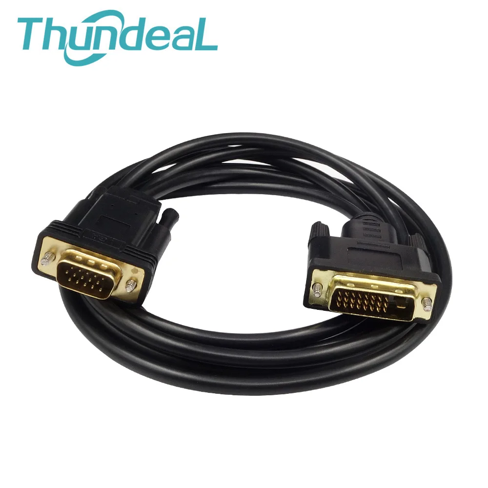 DVI To VGA Male to Male M/M DVI-D 24+1 Compatibility DVI-I 24+5 Adapter Built-in Chip DVD Connector XBOX PS Projector Converter
DVI To VGA Male to Male M/M DVI-D 24+1 Compatibility DVI-I 24+5 Adapter Built-in Chip DVD Connector XBOX PS Projector Converter