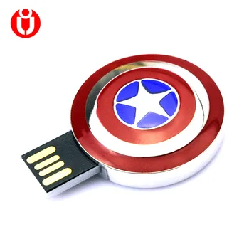 USB Flash Drive 2G 4G 8G 16G 32G, Full Capacity Avengers Captain America Shield Metal USB 2.0 Flash Drive Memory Stick Pen Drive
USB Flash Drive 2G 4G 8G 16G 32G, Full Capacity Avengers Captain America Shield Metal USB 2.0 Flash Drive Memory Stick Pen Drive