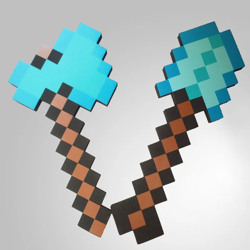 2pcs/lot Minecraft Diamond Sword Axe Shovel Toys Minecraft Foam Weapons EVA Toys Action Figure Model Toy for Kids Children Gifts
2pcs/lot Minecraft Diamond Sword Axe Shovel Toys Minecraft Foam Weapons EVA Toys Action Figure Model Toy for Kids Children Gifts