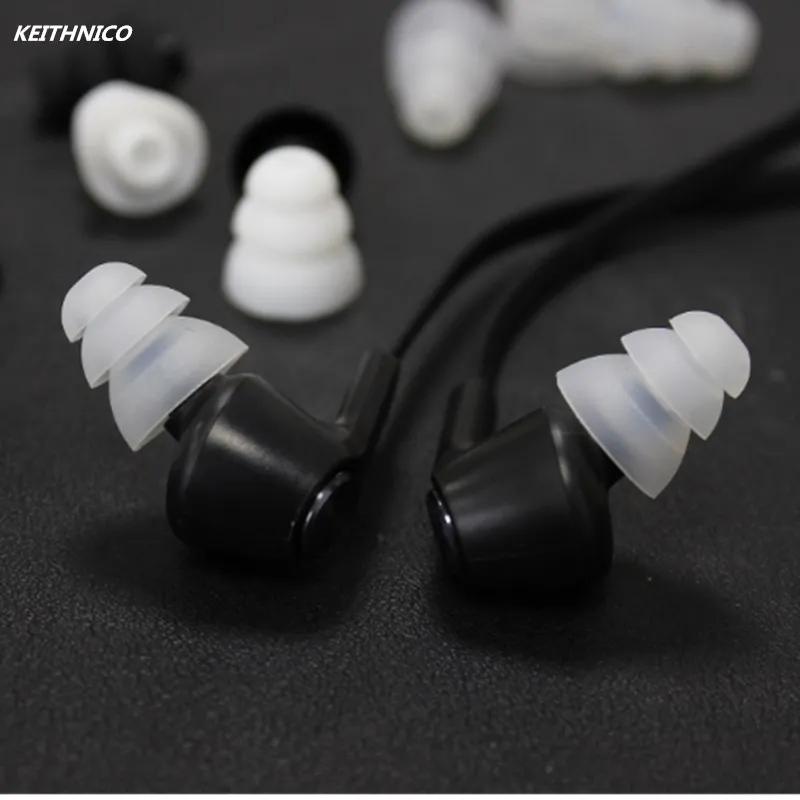 KEITHNICO 6Pairs Three Layer Silicone Earbuds Eartips Earplug Ear Pad for In-Ear Earphone Headphone Clear Color 3 Sizes (S M L)
KEITHNICO 6Pairs Three Layer Silicone Earbuds Eartips Earplug Ear Pad for In-Ear Earphone Headphone Clear Color 3 Sizes (S M L)