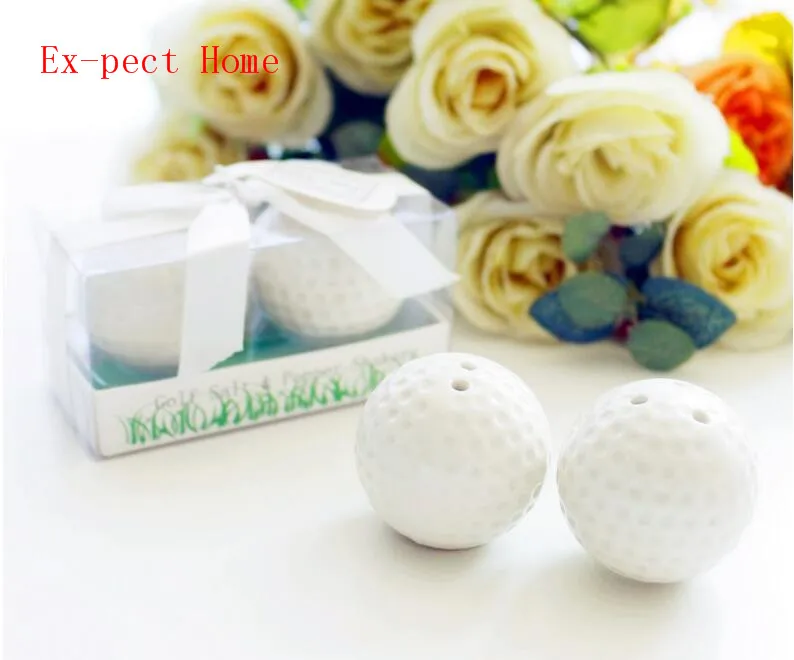 (60sets/Lot)FREE SHIPPING+White Golf Ball Design Salt&Pepper Shakers Wedding Ceramic Salt Pepper Shaker Favors
(60sets/Lot)FREE SHIPPING+White Golf Ball Design Salt&Pepper Shakers Wedding Ceramic Salt Pepper Shaker Favors