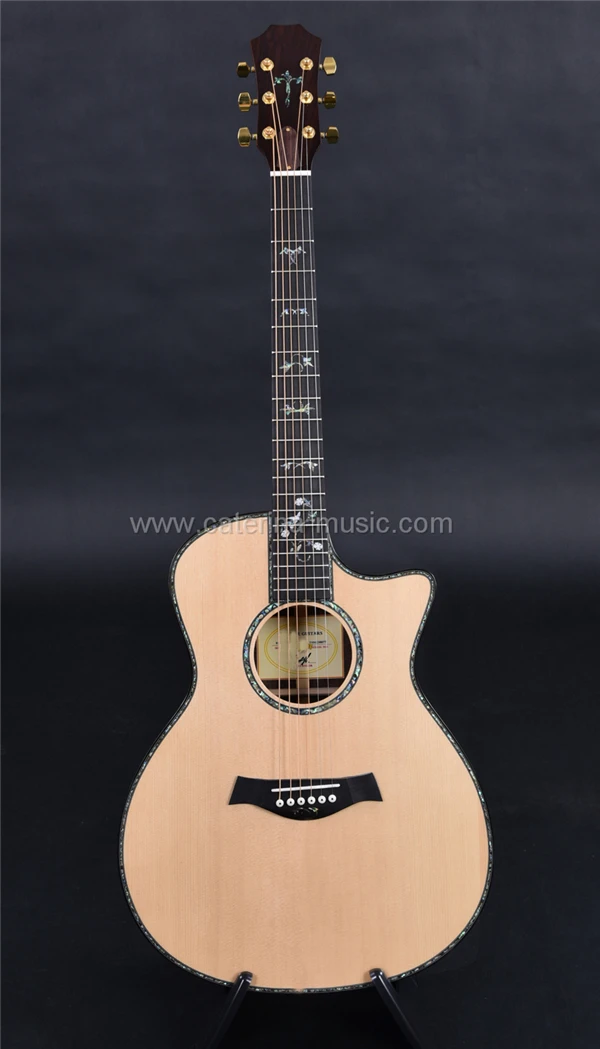 Customized solid wood acoustic guitar, Guitarra acustica, full solid wood guitar
Customized solid wood acoustic guitar, Guitarra acustica, full solid wood guitar