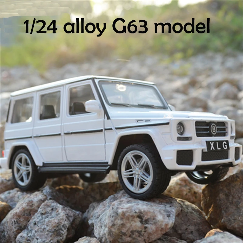 1/24 High simulation Benz G63 Alloy Car Model Metal Diecasts Toy Vehicles With Pull Back Flashing Musical For Kids Toys gifts 
1/24 High simulation Benz G63 Alloy Car Model Metal Diecasts Toy Vehicles With Pull Back Flashing Musical For Kids Toys gifts