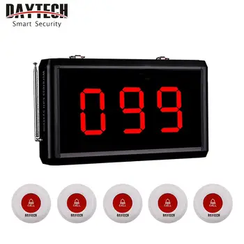 DAYTECH Coaster Pager Calling System 433MHZ Waiter Service Queuing System Call Buttons Panel Receiver Restaurant/Hospital/Hotel
DAYTECH Coaster Pager Calling System 433MHZ Waiter Service Queuing System Call Buttons Panel Receiver Restaurant/Hospital/Hotel