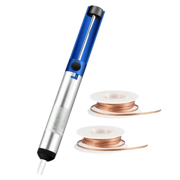 Desoldering Wick,Solder Sucker&2 Solder Braid(2.5Mm Width,3M Length)– Desoldering Vacuum Pump Solder Removal Tool
Desoldering Wick,Solder Sucker&2 Solder Braid(2.5Mm Width,3M Length)– Desoldering Vacuum Pump Solder Removal Tool