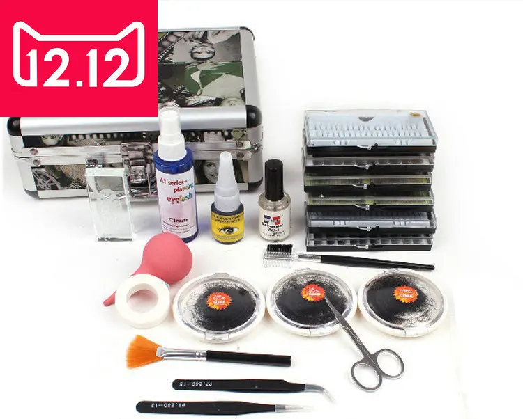 E-03New False Double Layer Beauty Grafting Eyelash Extension Kit Full Set with Silver Case for Beauty Salon and Makeup Artists
E-03New False Double Layer Beauty Grafting Eyelash Extension Kit Full Set with Silver Case for Beauty Salon and Makeup Artists