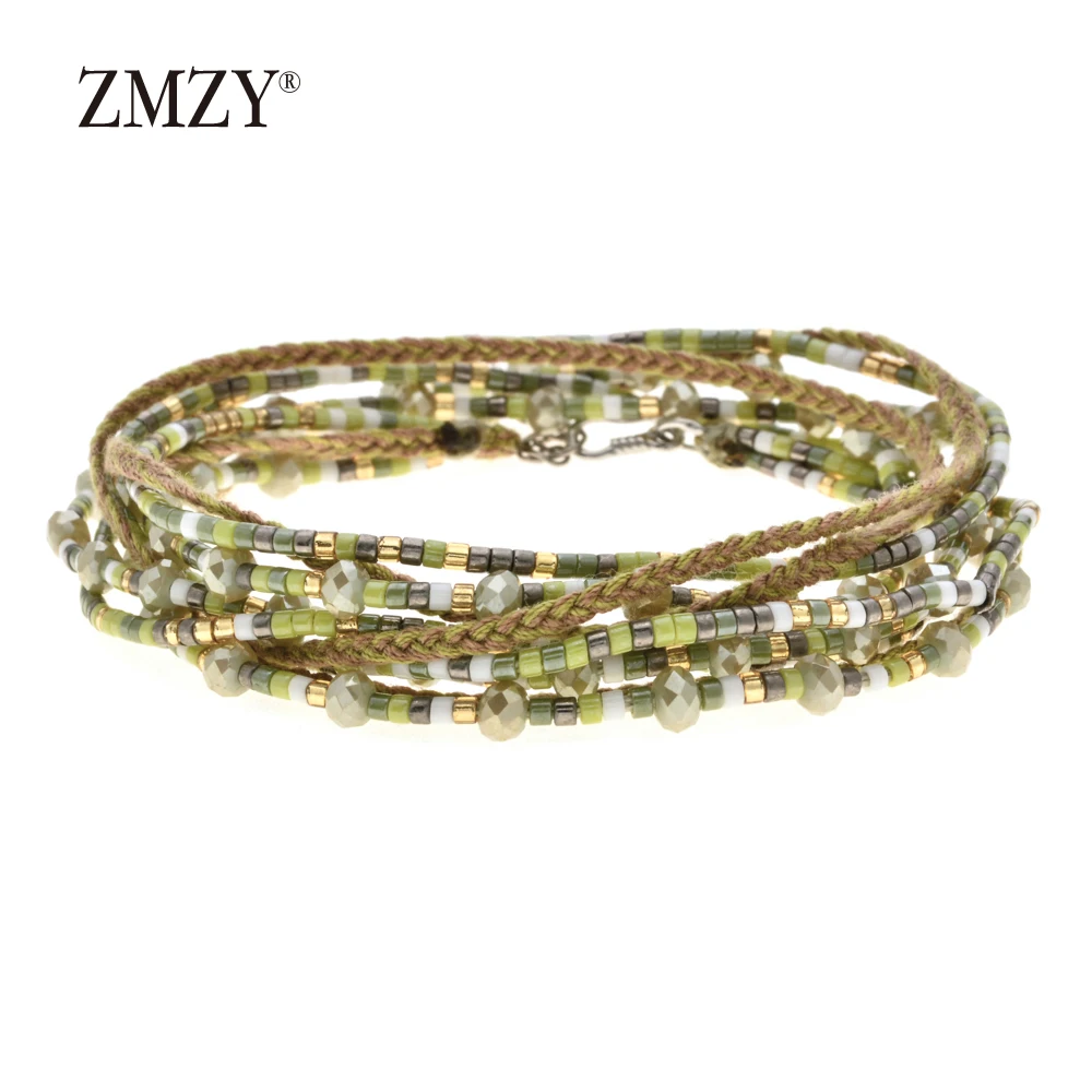 ZMZY Brand New Style Bohemia Multilayer Bead Charm Women Handmade Beaded Bracelet Gifts Fashion Unique Boho Party Jewelry
ZMZY Brand New Style Bohemia Multilayer Bead Charm Women Handmade Beaded Bracelet Gifts Fashion Unique Boho Party Jewelry