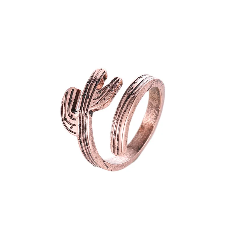 Hot Sale Cactus Tree Rose Gold Color Open Ring Antique Silver Alloy Bague Rings Women anillos anel
Hot Sale Cactus Tree Rose Gold Color Open Ring Antique Silver Alloy Bague Rings Women anillos anel