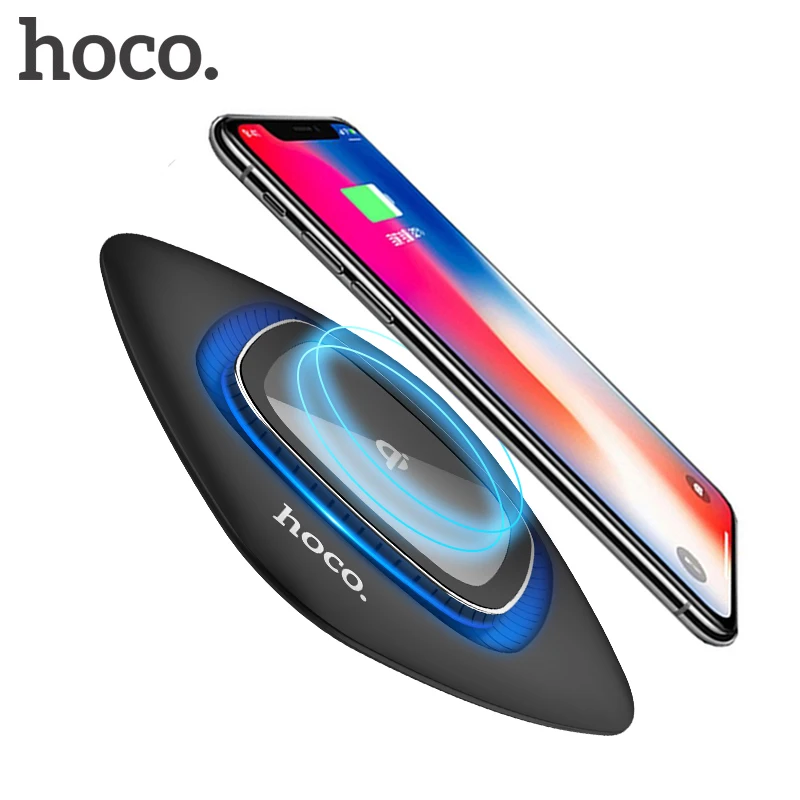HOCO Smart Qi Wireless Charger for iPhone X XS Max XR 10W Fast Desktop Wireless Charging for Samsung Galaxy S9 S8 xiaomi mix2s
HOCO Smart Qi Wireless Charger for iPhone X XS Max XR 10W Fast Desktop Wireless Charging for Samsung Galaxy S9 S8 xiaomi mix2s