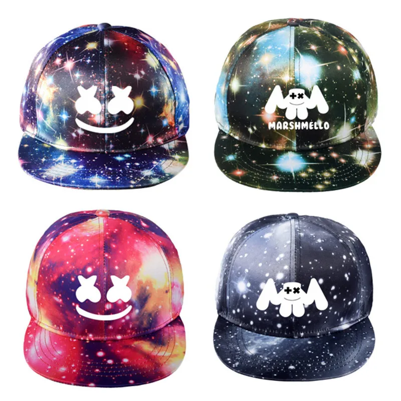 DJ Marshmello Hat Game Around The Starry Hat Flat Cap Korean Version of Men and Women Visor Canvas Cap Baseball Cap Adjustable
DJ Marshmello Hat Game Around The Starry Hat Flat Cap Korean Version of Men and Women Visor Canvas Cap Baseball Cap Adjustable