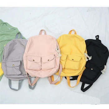 Backpack Female Denim Double Pockets Backpack Fashion Cacual Solid Travel Bags School Backpacks
Backpack Female Denim Double Pockets Backpack Fashion Cacual Solid Travel Bags School Backpacks