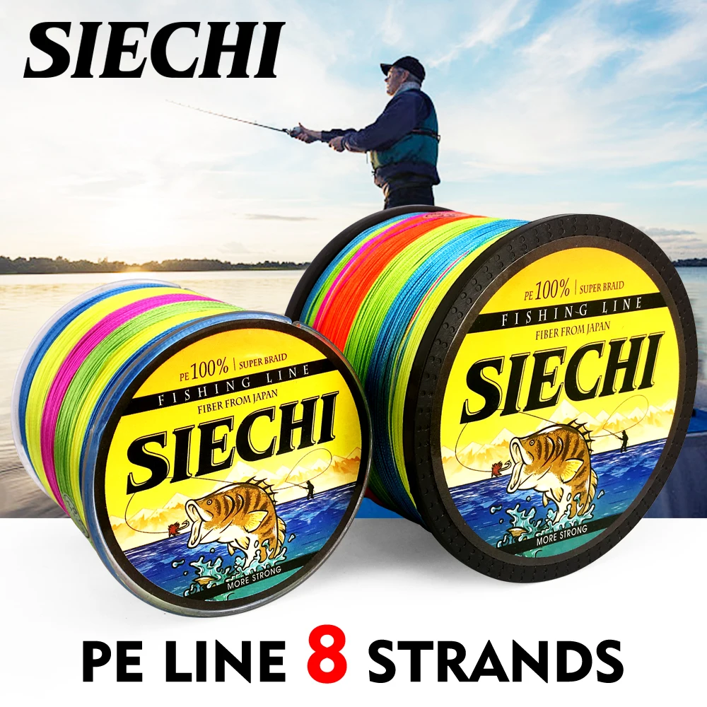Multicolor 8 Strands 300M 500M 1000M PE Braided Fishing Line tresse peche Saltwater Fishing Weave Superior Extreme Super Strong
Multicolor 8 Strands 300M 500M 1000M PE Braided Fishing Line tresse peche Saltwater Fishing Weave Superior Extreme Super Strong
