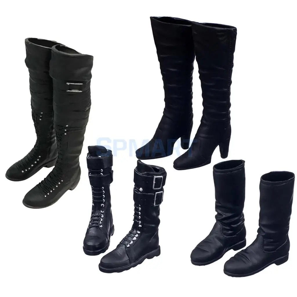 Pack of 4 Pairs 1/6 Scale Long Boots Shoes for 12'' Female Figure Hot Toys Sideshow Phicen Kumik CY Girls Accessories
Pack of 4 Pairs 1/6 Scale Long Boots Shoes for 12'' Female Figure Hot Toys Sideshow Phicen Kumik CY Girls Accessories