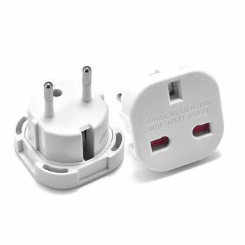 Universal 2 Pin Power Plug Adapter 10A UK to European Euro EU Travel Charger Adapter Plug Outlet Converter Adaptor AC 240V
Universal 2 Pin Power Plug Adapter 10A UK to European Euro EU Travel Charger Adapter Plug Outlet Converter Adaptor AC 240V
