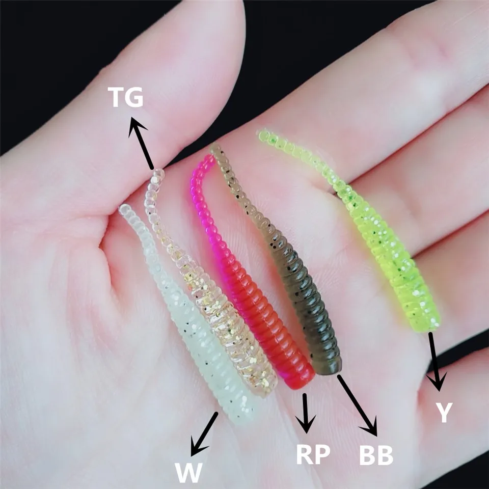 Swolfy 250pcs 4cm 0.3g Fishing Soft Bait Shad Plastic Worm High Density Body Bass Perch Grub Lures
Swolfy 250pcs 4cm 0.3g Fishing Soft Bait Shad Plastic Worm High Density Body Bass Perch Grub Lures