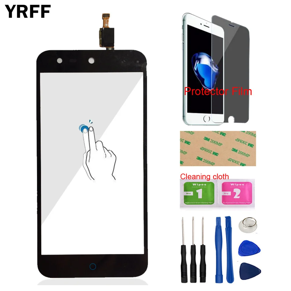 Touch Front For ZTE Blade X5 / Blade D3 T630 Touch Screen Digitizer Panel Glass Mobile Tools Protecotr Film + Adhesive
Touch Front For ZTE Blade X5 / Blade D3 T630 Touch Screen Digitizer Panel Glass Mobile Tools Protecotr Film + Adhesive