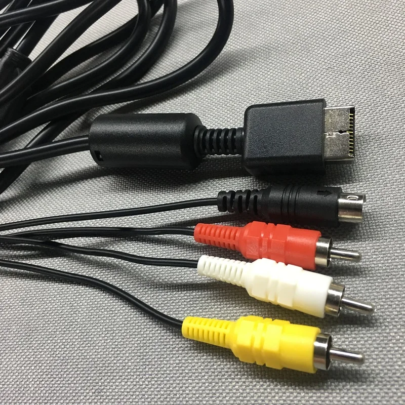 FZQWEG10 PCS 2in1 audio video cord wire S-Video AV Cable for PS2 for PS3 for Playstation 1 2 3
FZQWEG10 PCS 2in1 audio video cord wire S-Video AV Cable for PS2 for PS3 for Playstation 1 2 3