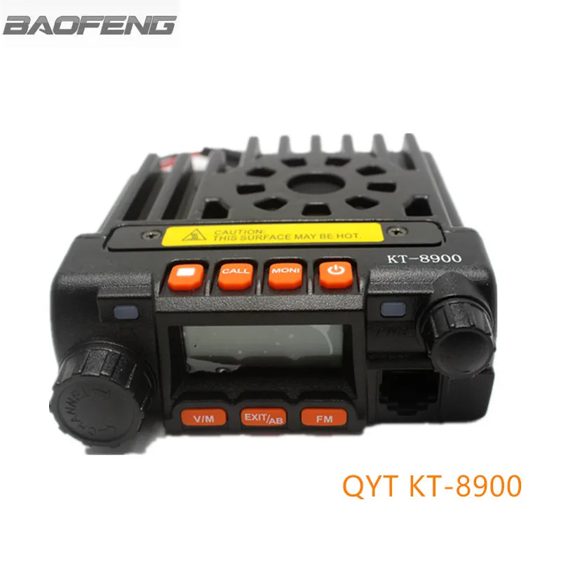 Мини-автомобиль рация qyt KT8900 двухдиапазонный мобильный Радио радиостанция VHF/UHF