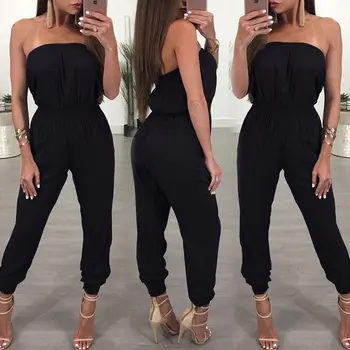 2018 Women Jumpsuit Romper Ladies Off Shoulders Strapless Clubwear Bodycon Party Ankle-Length Jumpsuit Trousers
2018 Women Jumpsuit Romper Ladies Off Shoulders Strapless Clubwear Bodycon Party Ankle-Length Jumpsuit Trousers