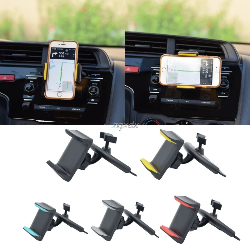 Universal 360 DegreRotation Car CD Slot Mount Holder 3.5"-6" GPS Mobile Phone Holder Stand Bracket for Cell Phones
Universal 360 DegreRotation Car CD Slot Mount Holder 3.5"-6" GPS Mobile Phone Holder Stand Bracket for Cell Phones