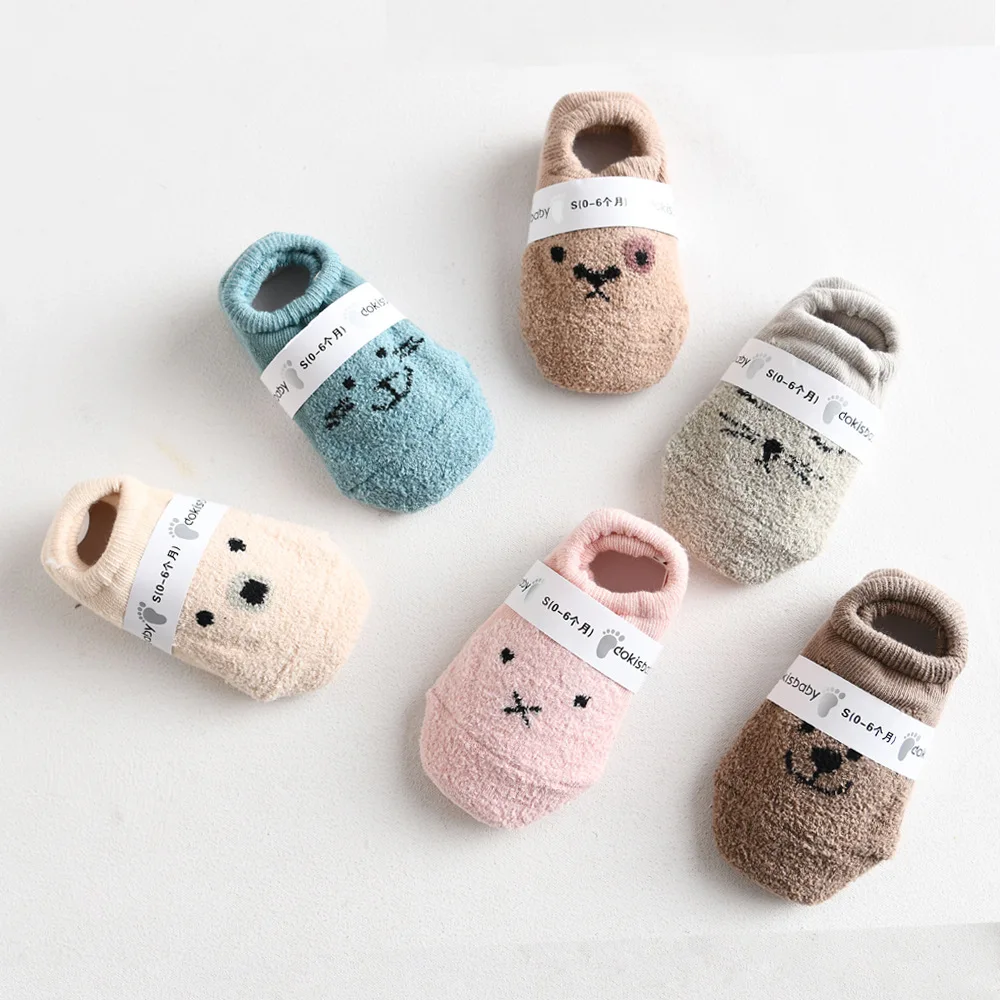 Cotton Baby Boys Girls Socks Rubber Slip-resistant Floor Socks Cartoon Infant Kids Animal Socks Winter Autumn Thicken Warm Shoes
Cotton Baby Boys Girls Socks Rubber Slip-resistant Floor Socks Cartoon Infant Kids Animal Socks Winter Autumn Thicken Warm Shoes